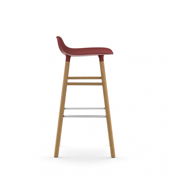 Form Normann Copenhagen Sgabello con Gambe in Legno