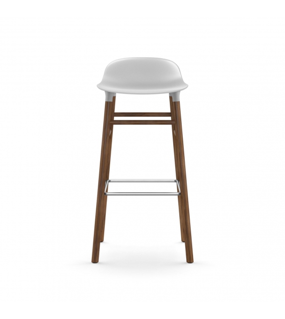 Form Normann Copenhagen Sgabello con Gambe in Legno