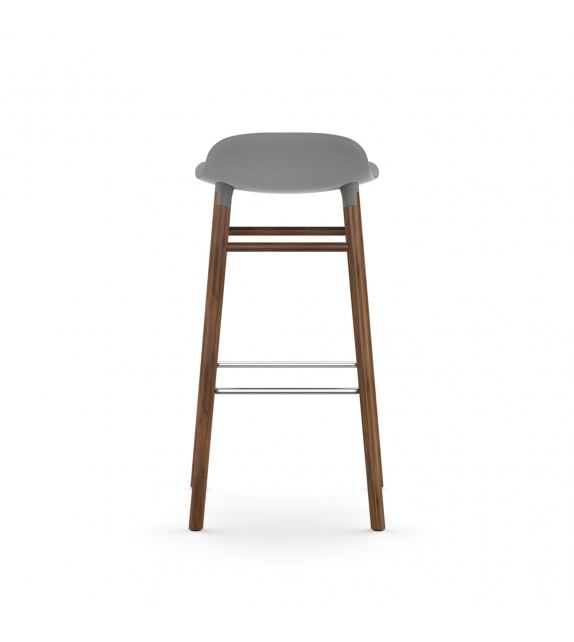 Form Normann Copenhagen Sgabello con Gambe in Legno