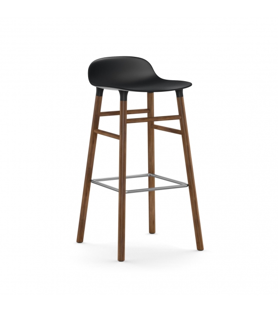 Form Normann Copenhagen Sgabello con Gambe in Legno