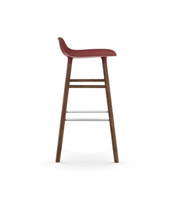 Form Normann Copenhagen Sgabello con Gambe in Legno