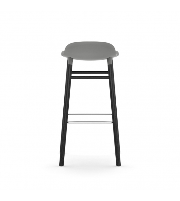 Form Normann Copenhagen Sgabello con Gambe in Legno