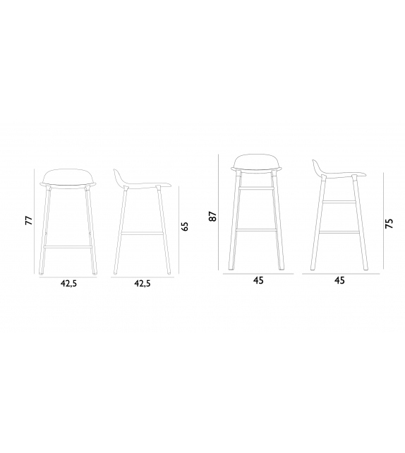 Form Normann Copenhagen Polster Hocker