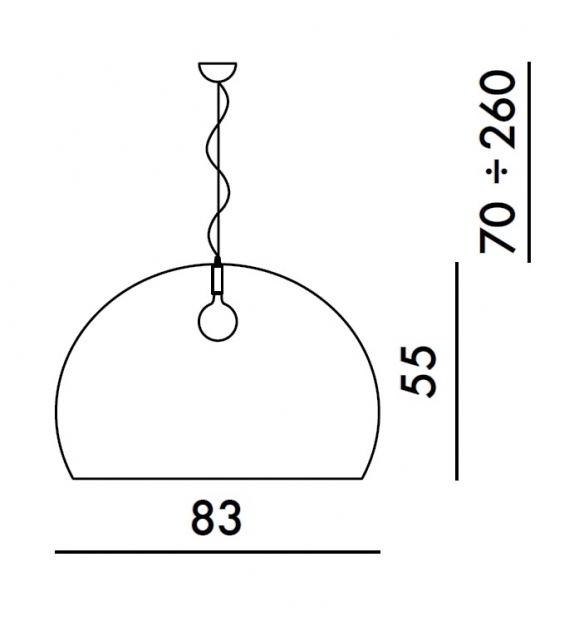 Big FL/Y Pendant Lamp Kartell