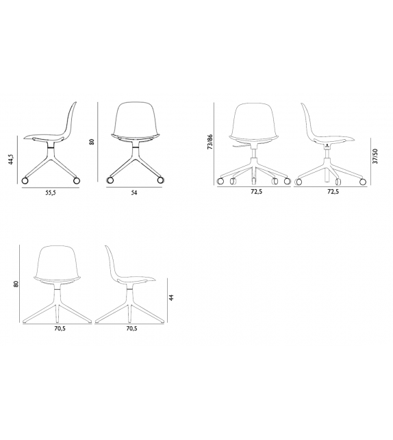 Form Normann Copenhagen Drehstuhl