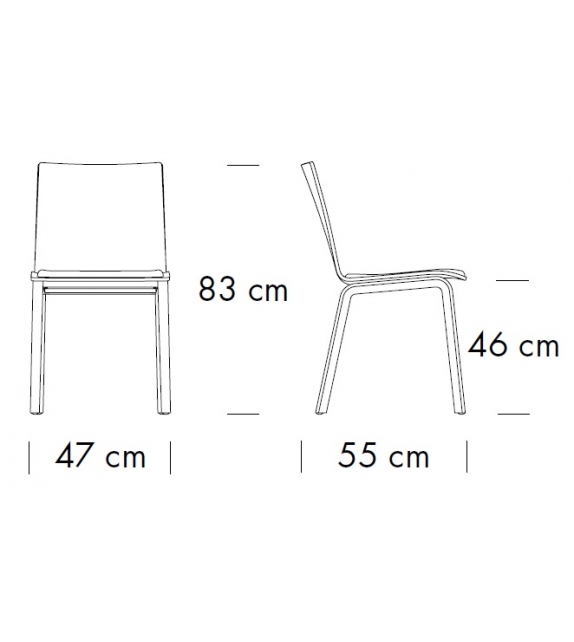 162 SP Thonet Chaise Rembourrée