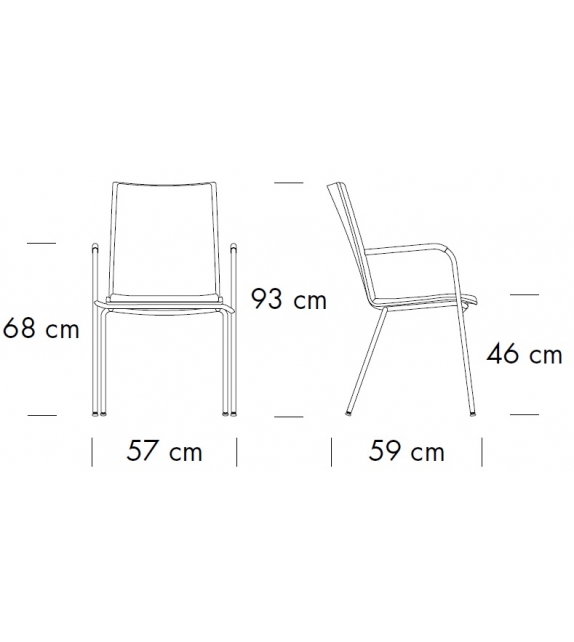 S 164 P / PF Thonet Sedia Imbottita