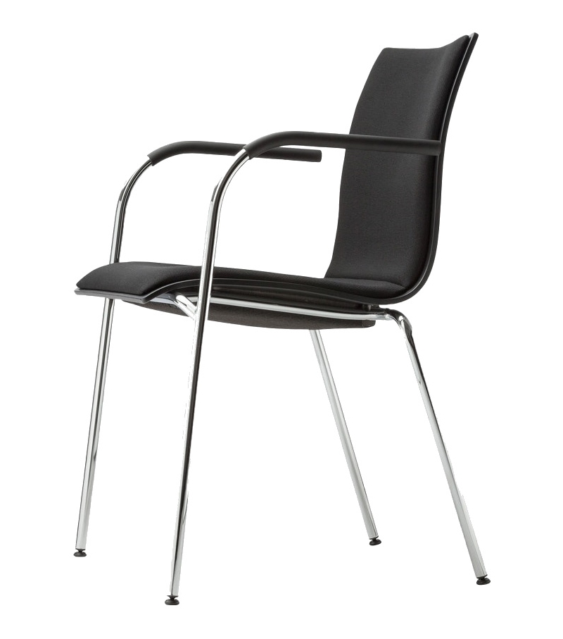 S 166 PF Thonet Chaise Rembourrée