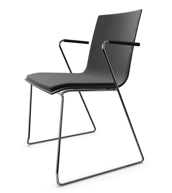 S 180 SPFST Thonet Stuhl mit Armlehnen