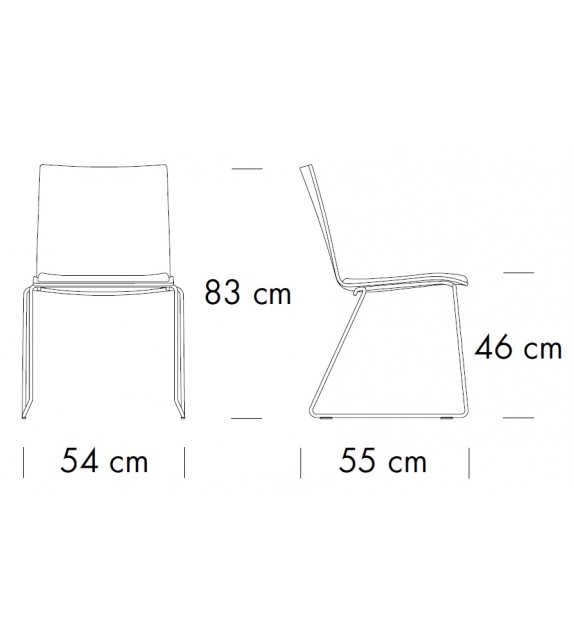 S 182 SPST / SPFST Thonet Silla Tapizada