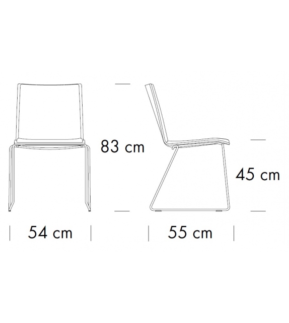 S 182 PVST / PVFST Thonet Padded Chair