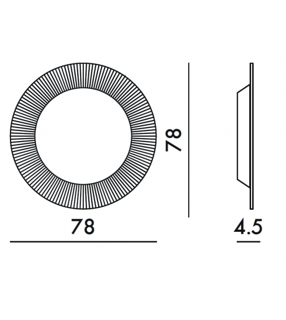 All Saints LED  Specchio Kartell