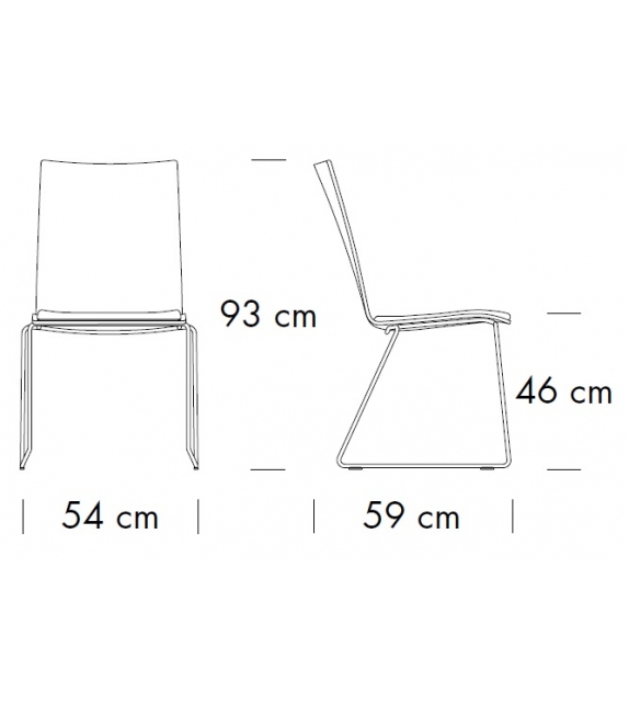 S 184 PST Thonet Chaise Rembourrée