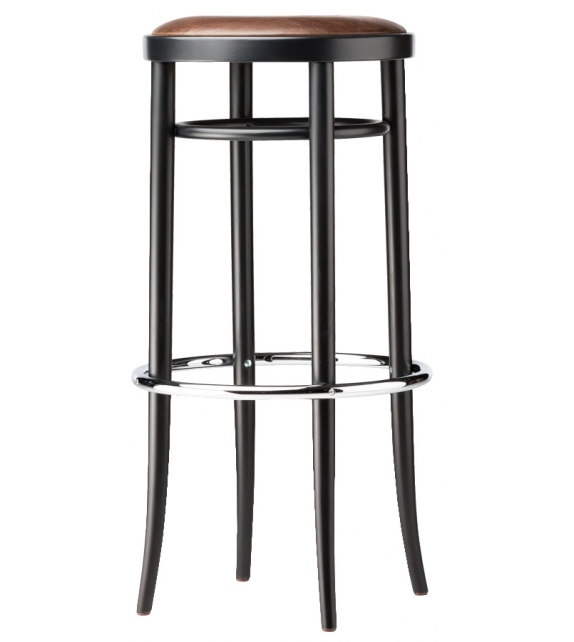 204 PH Thonet Upholstered Bar Stool