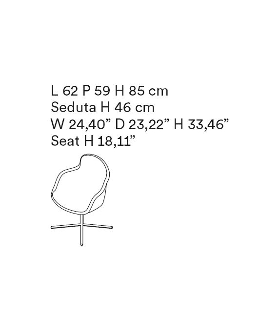 Doodle Tacchini Armstuhl