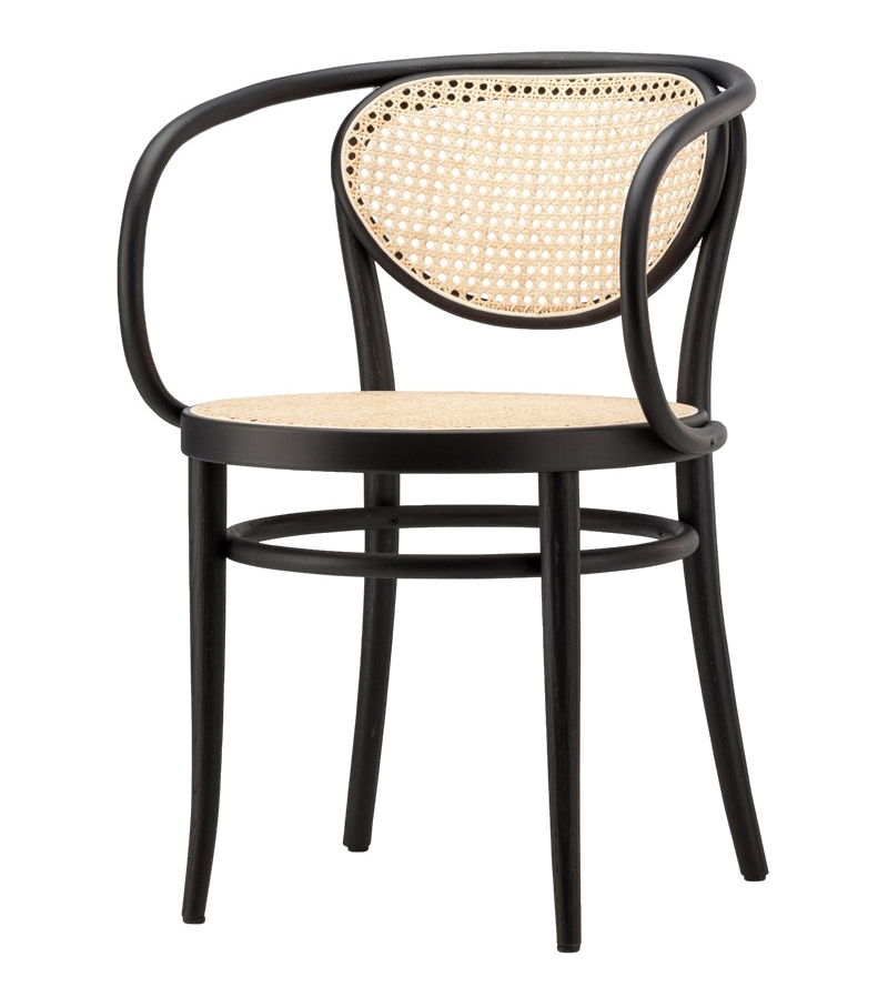 210 R Thonet Chaise avec Accoudoirs