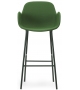 Form Bar Normann Copenhagen Upholstery Stool with Armrests