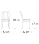 218 P Thonet Silla Tapizada