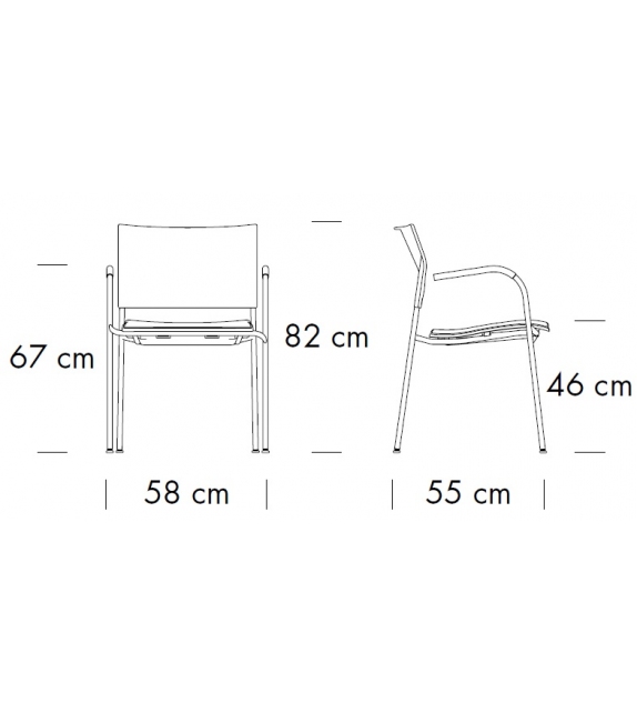 S 360 SPFST Thonet Padded Chair