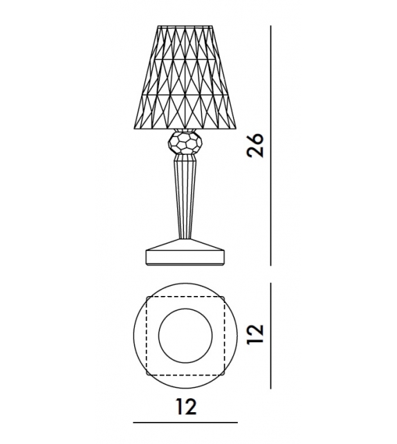 Battery Table Lamp Kartell