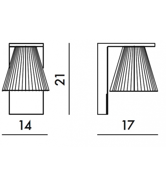 Light-Air Skulpturen Wandleuchte Kartell