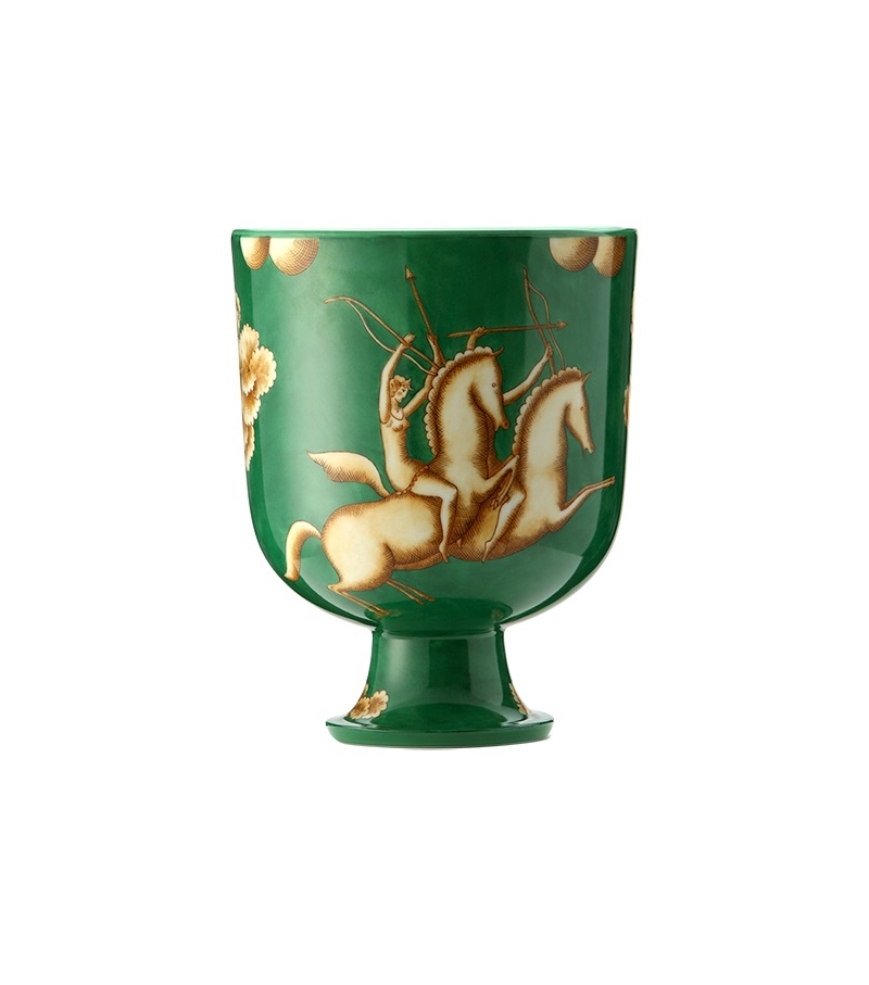 Vaso Cachepot Gio Ponti La Venatoria Vase Ginori 1735