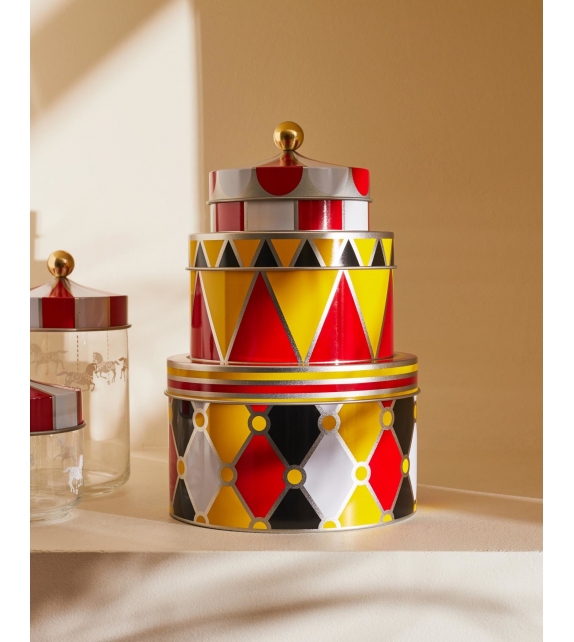 Circus Alessi Set de 3 Cajas Portaobjetos