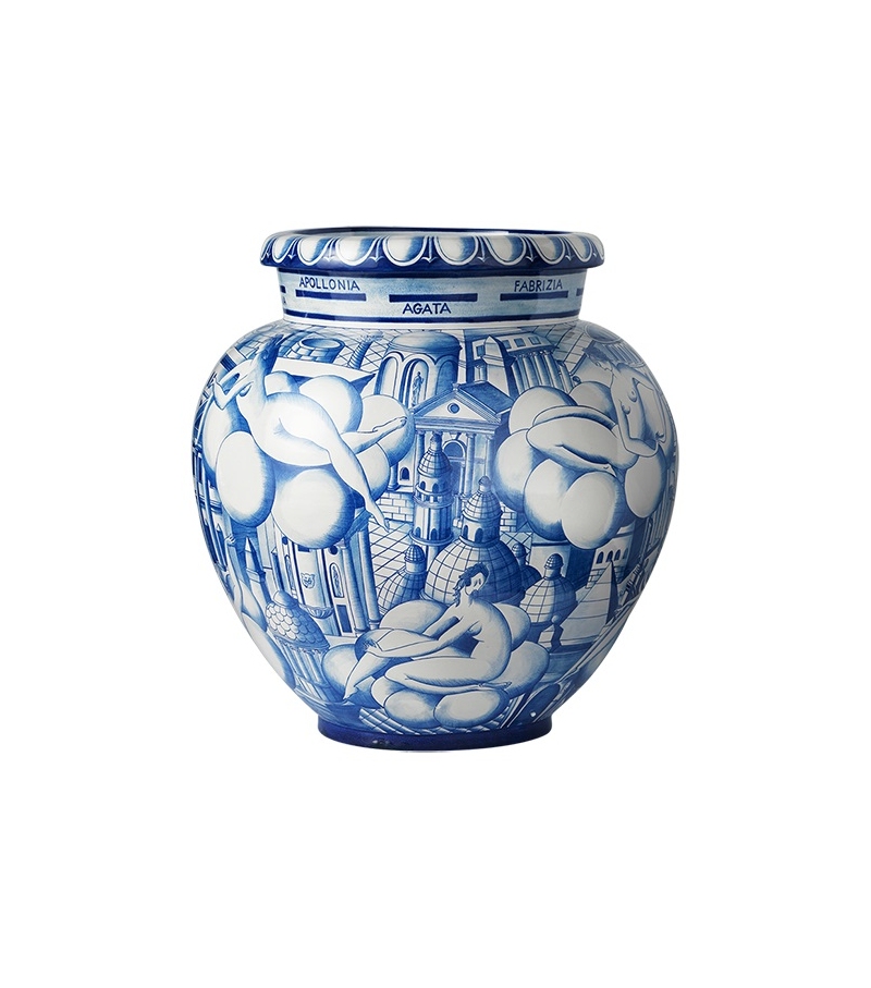 Orcio Gio Ponti Donne e Architetture Ginori 1735 Vase
