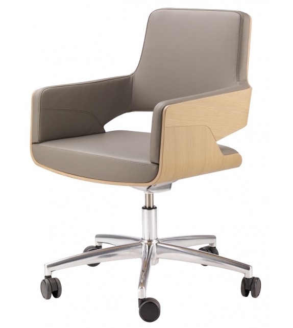 S 845 DRW Thonet Poltrona Girevole