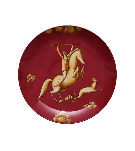 Piatto da Muro Gio Ponti La Venatoria Ginori 1735 Assiette