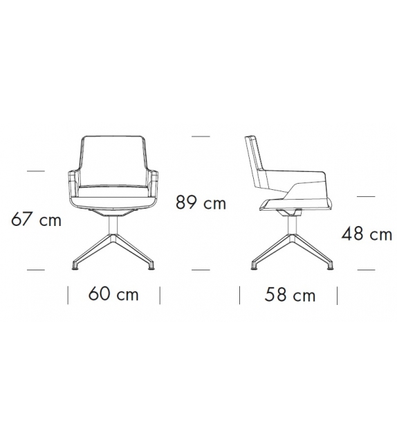 S 847 D / DE Thonet Drehsessel