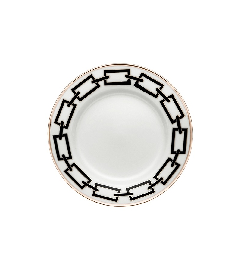 Piatto Pane Catene Nero Ginori 1735 Assiette