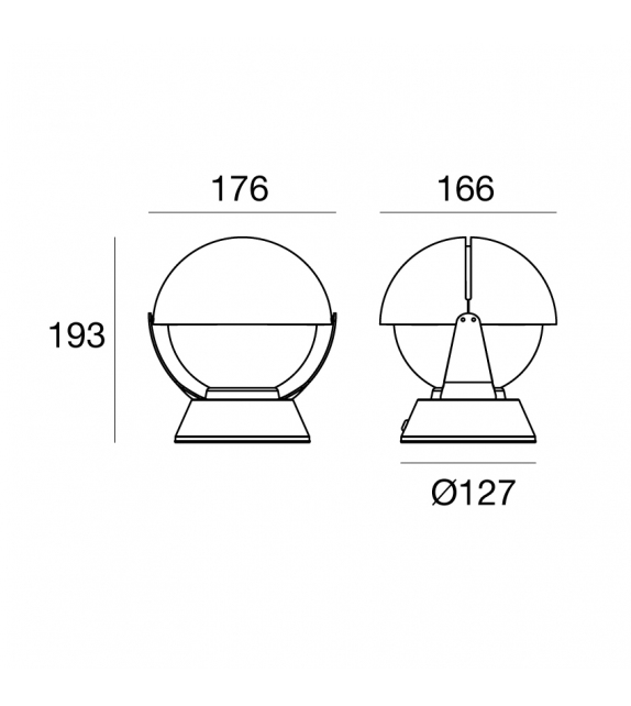 Buonanotte Stilnovo Tischleuchte