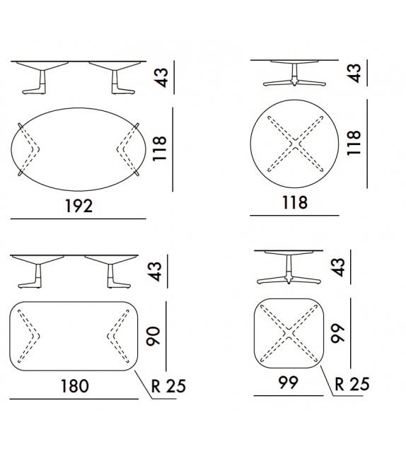 Multiplo Low Kartell Table