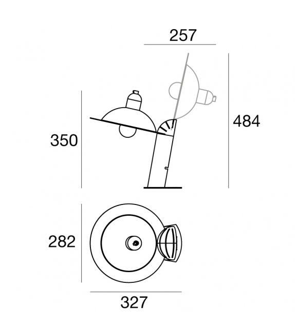 Lampiatta Stilnovo Lampada da Tavolo/Parete