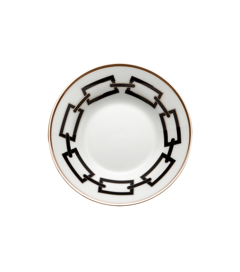 Piatto Caffè Catene Nero Ginori 1735 Platillo