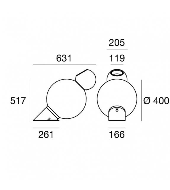 Gravita Stilnovo Lámpara de Mesa