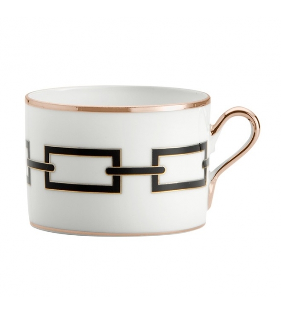 Tazza Tè Catene Nero Ginori 1735