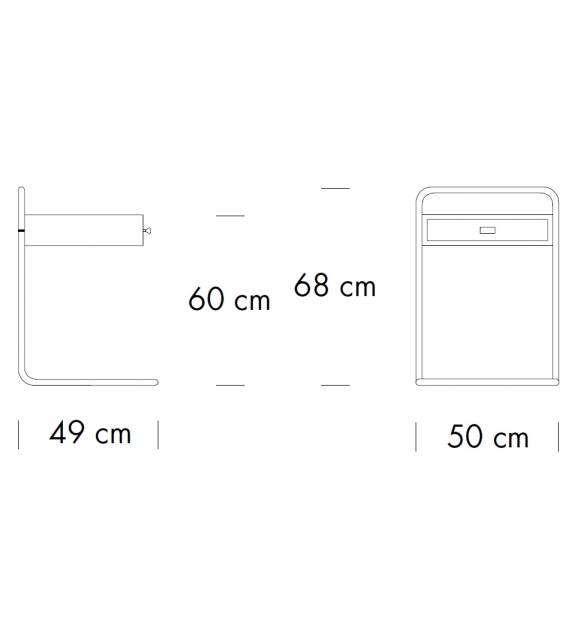 B 117 Thonet Mesa Auxiliar