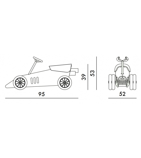 Discovolante Kids Kartell Petite Voiture