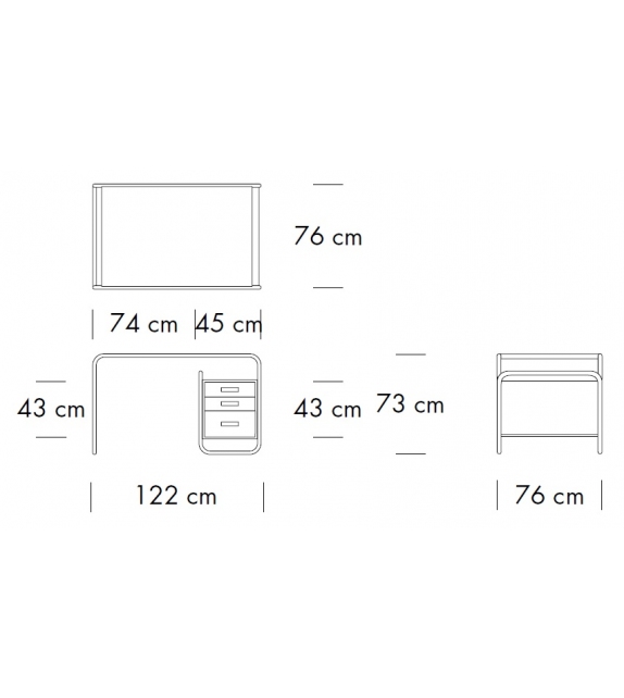 S 285 Thonet Bureau