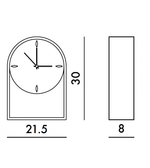 Air du Temps Kartell Orologio
