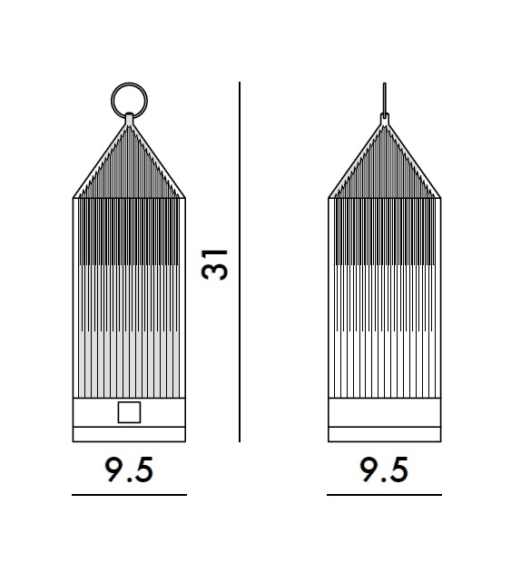 Lantern Kartell Tischleuchte