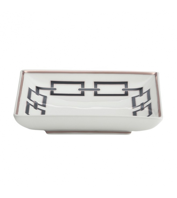 Coppa Quadrata Bassa Catene Nero Ginori 1735 Empty Pocket Tray