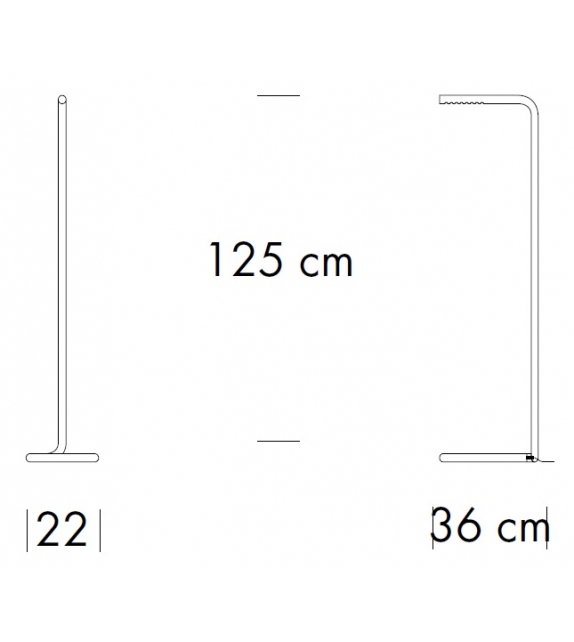 LUM 125 Thonet Stehleuchte