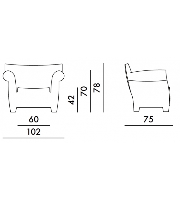 Bubble Club poltroncina