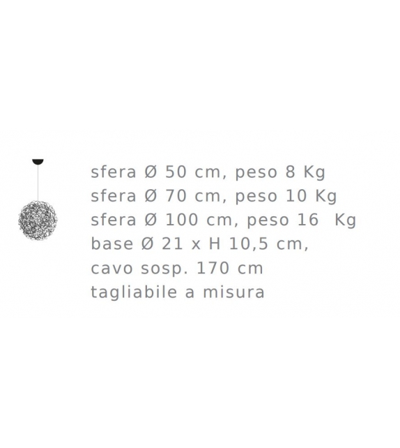 Fil De Fer Catellani&Smith Lampada A Sospensione