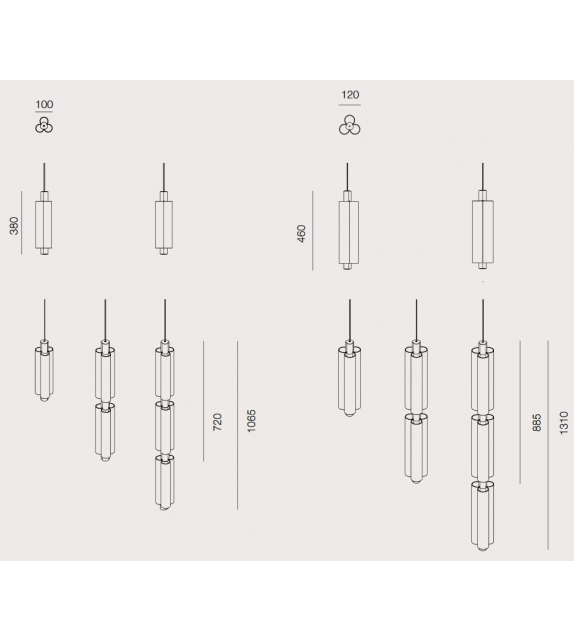 Metropol Rakumba Lámpara de Suspensión