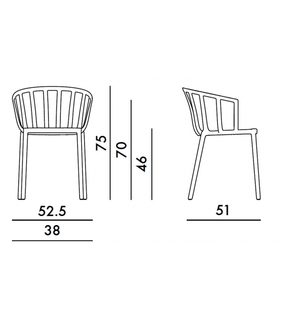 Listo para entregar - Venice Kartell Silla