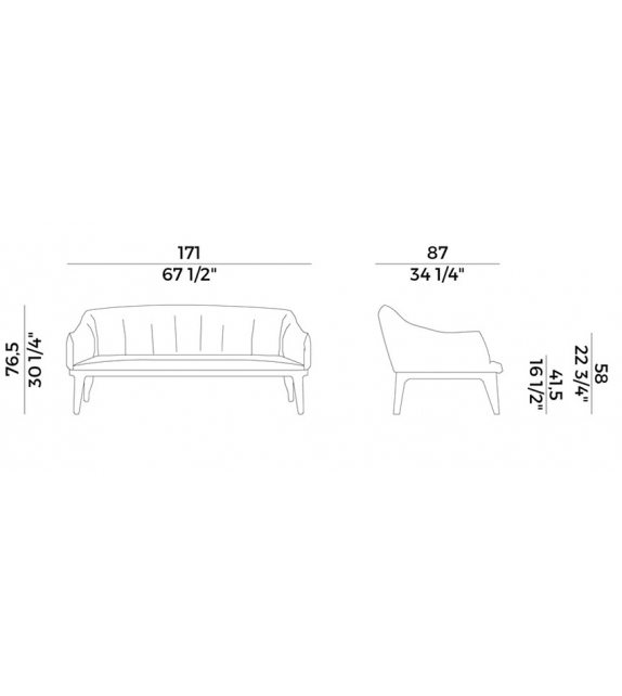 Blossom Potocco Sofa